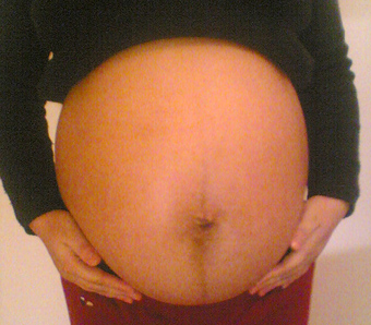 金东浩成长日记怀孕8个半月的大肚子照照片jdh_81524